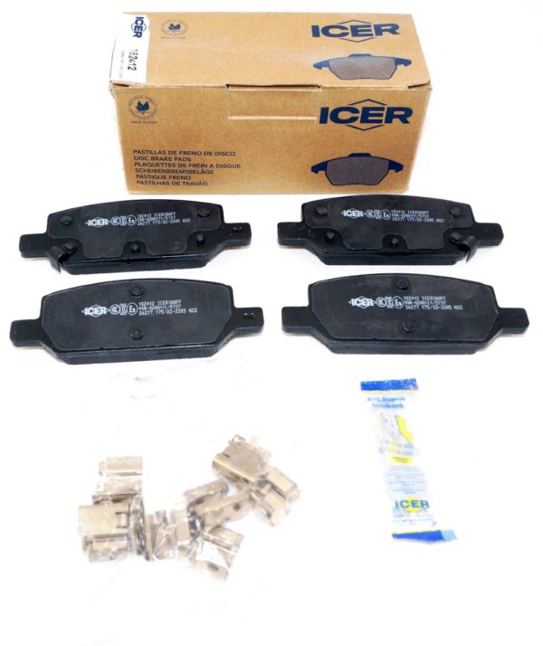 ICER 182412 Set of 4 Brake Pads fits select Tesla vehicles