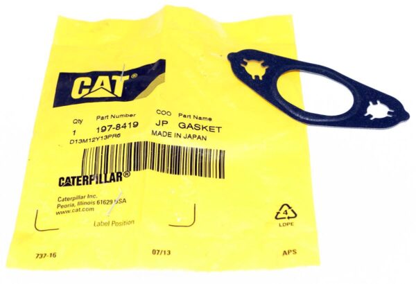 Genuine OEM 1978419 Turbo Oil Gasket Caterpillar CAT