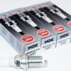 Set of 4 NGK 2087 BKR5EYA V-Power Spark Plugs
