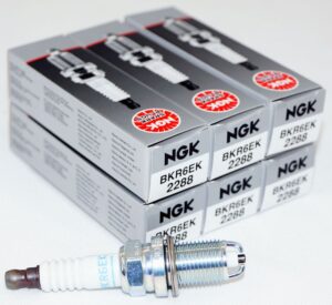 Set of 6 Genuine NGK 2288 BKR6EK Multi-Ground Spark Plugs