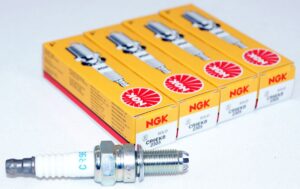 Set of 4 Genuine NGK 2305 CR9EKB Multi-Ground Spark Plugs
