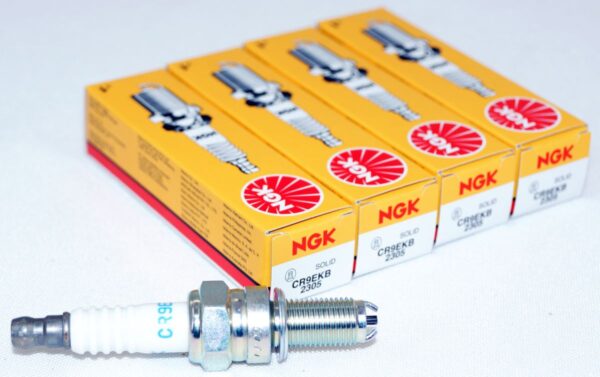 Set of 4 Genuine NGK 2305 CR9EKB Multi-Ground Spark Plugs