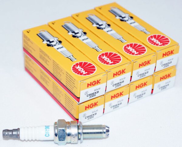 Set of 8 Genuine NGK 2305 CR9EKB Multi-Ground Spark Plugs