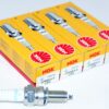 Set of 4 Genuine NGK 2306 CPR8EA-9 Nickel Spark Plugs