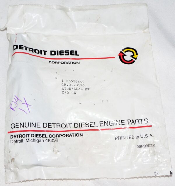 Genuine OEM 23529351 Stud Seal Kit Detroit Diesel M12-1.75 x 123mm Rocker Shaft - Image 2