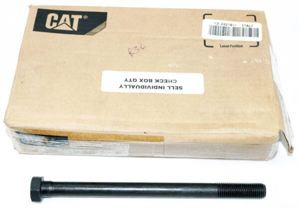 Genuine OEM 2421811 M16-2 x 220mm Hex Head Bolt C13 Caterpillar CAT