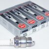 Set of 4 Genuine NGK 2438 WR5 V-Power Spark Plugs