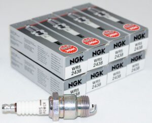 Set of 8 Genuine NGK 2438 WR5 V-Power Spark Plugs