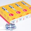 Set of 4 Genuine NGK 2910 AB-6 Nickel Spark Plugs