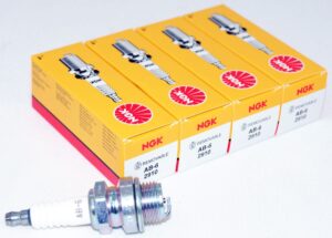 Set of 4 Genuine NGK 2910 AB-6 Nickel Spark Plugs