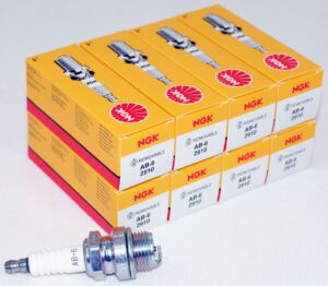 Set of 8 Genuine NGK 2910 AB-6 Nickel Spark Plugs