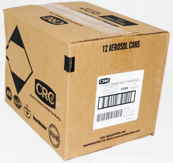Case of 12 CRC Food Grade Belt Dressing Cans 10 oz - Image 2
