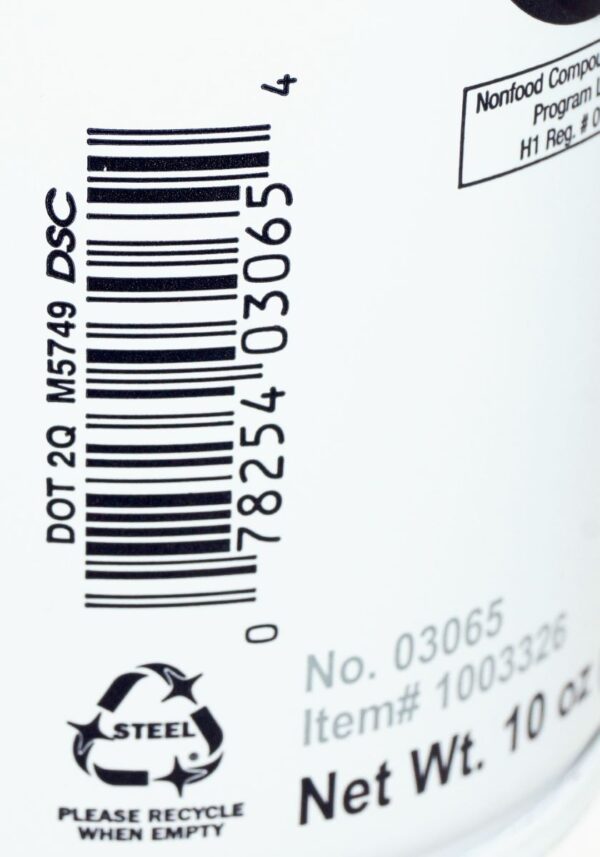 Case of 12 CRC Food Grade Belt Dressing Cans 10 oz - Image 6