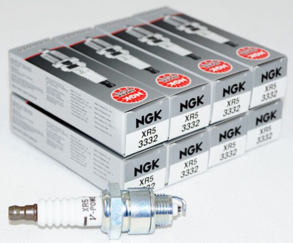 Set of 8 Genuine NGK 3332 XR5 V-Power Spark Plugs