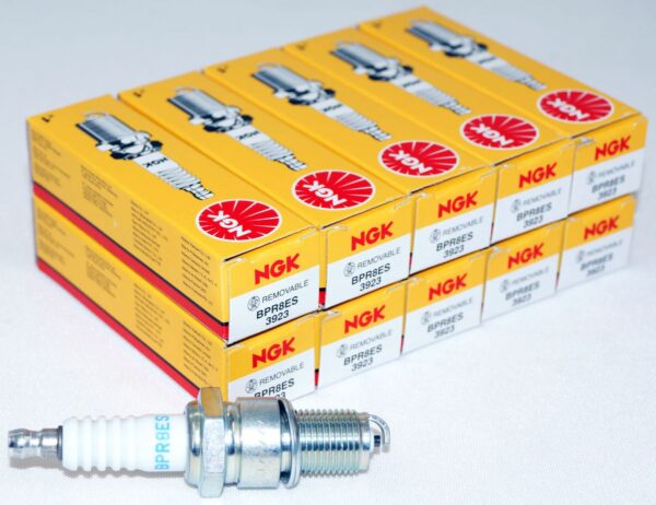 Set of 10 Genuine NGK 3923 BPR8ES Nickel Spark Plugs