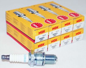 8 Pack Genuine NGK 3961 Spark Plug Solid Tip BR8ES Kawasaki Polaris Yamaha