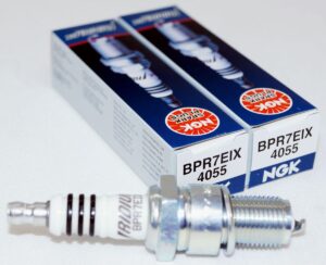Set of 2 Genuine NGK 4055 BPR7EIX Iridium IX Spark Plugs