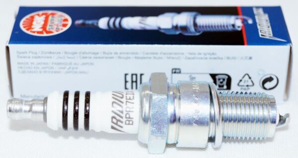Set of 2 Genuine NGK 4055 BPR7EIX Iridium IX Spark Plugs - Image 2