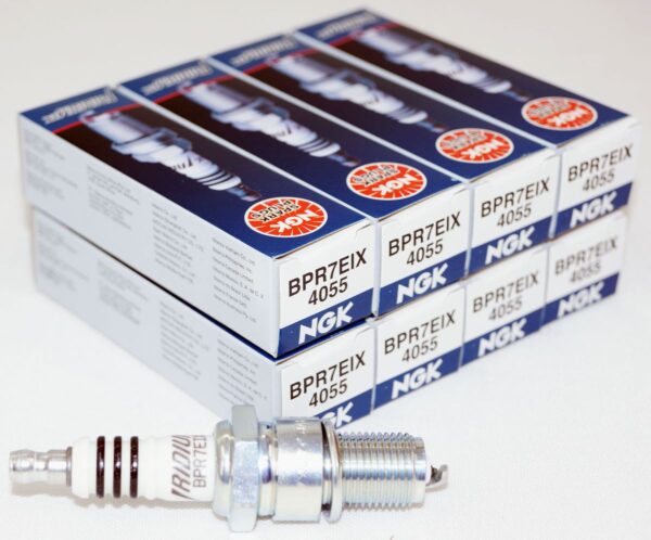 Set of 8 Genuine NGK 4055 BPR7EIX Iridium IX Spark Plugs