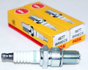 Set of 2 Genuine NGK 4677 BR9ECS Nickel Spark Plugs
