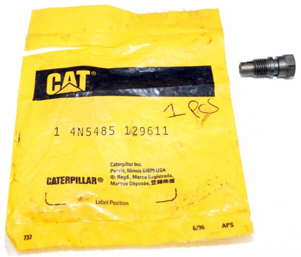 Genuine Caterpillar CAT 4N-5485 26mm Overall Length Steel Valve Body 4N5485