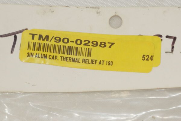 90-02987 3” Aluminum Deisel Fuel Tank Cap Thermal Relief at 190 - Image 5