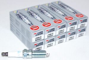 Set of 10 Genuine NGK 90083 LTR5BI-13 Laser Iridium Spark Plugs