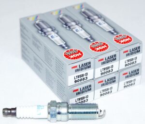 Set of 6 Genuine NGK 90083 LTR5BI-13 Laser Iridium Spark Plugs