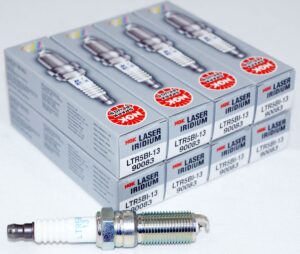 Set of 8 Genuine NGK 90083 LTR5BI-13 Laser Iridium Spark Plugs
