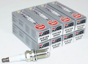 Set of 8 Genuine NGK 93322 PFR7AB Laser Platinum Spark Plugs
