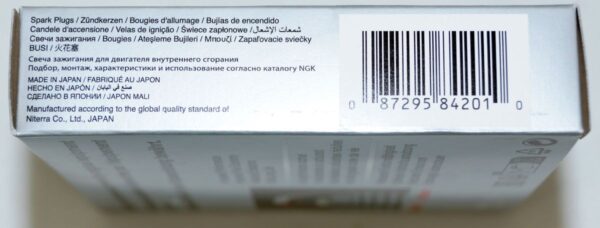 Set of 6 Genuine NGK 94201 SILZKGR8B8S Laser Iridium Spark Plugs - Image 3