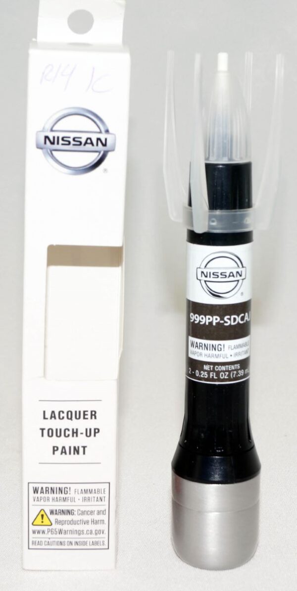 Genuine OEM 999PP-SDCAJ Nissan Java Metallic CAJ Touch Up Paint + Clear Coat Pen