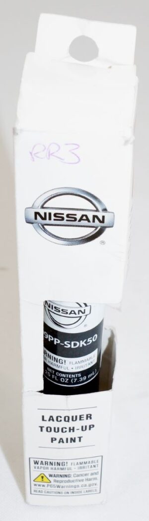 Genuine OEM 999PP-SDK50 Nissan Dark Slate K50 Touch Up Paint with Clear Coat Pen