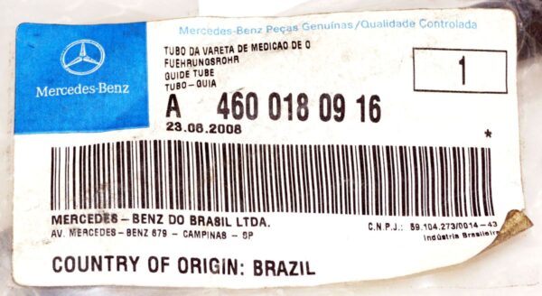 A4600180916 Mercedes-benz Oil Dipstick Tube - Image 2