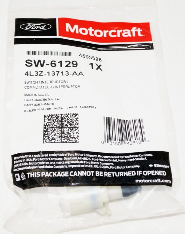Genuine OEM Motorcraft SW6129 Door Open Warning Switch Ford 4L3Z13713AA - Image 2