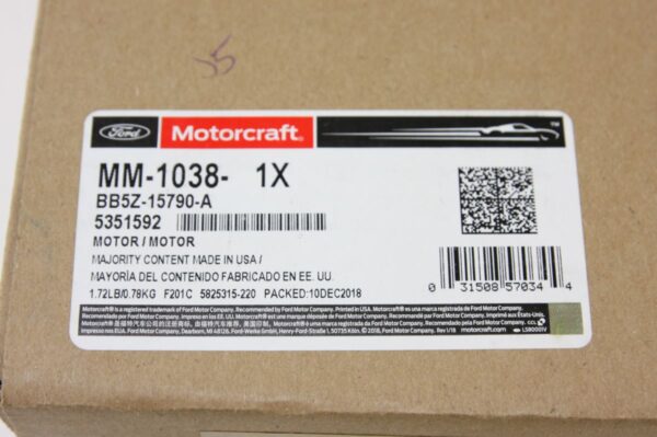 Genuine OEM Motorcraft MM1038 Sliding Roof Motor Sunroof Ford BB5Z15790A - Image 11