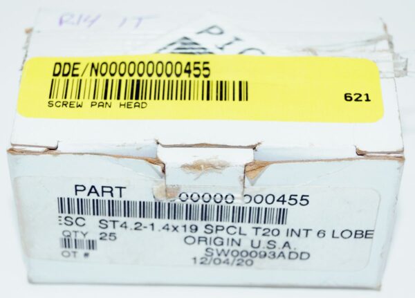 Pack of 25 N000000000455 Freightliner T20 Screws - Image 4