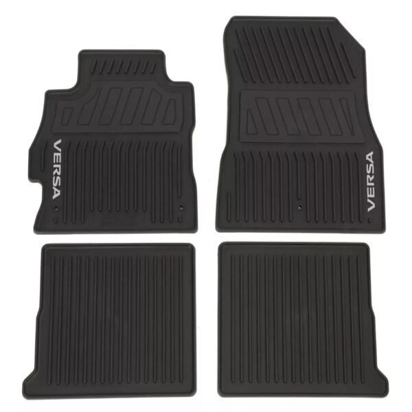 Genuine OEM T99E1-5EE0A Nissan 20-21 Versa 4 Piece All Season Rubber Floor Mats - Image 2