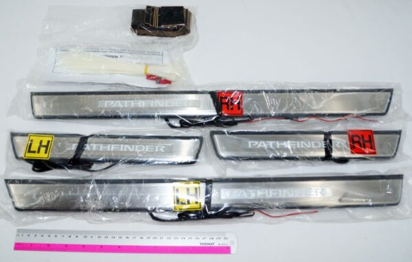 Genuine OEM T99G6-6TA00 Nissan Illuminated Door Sill Plate Set Pathfinder 22-24 - Image 2