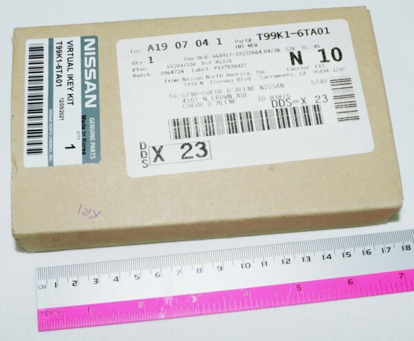 Genuine OEM T99K1-6TA01 Nissan Virtual Key Programming Required - Image 2