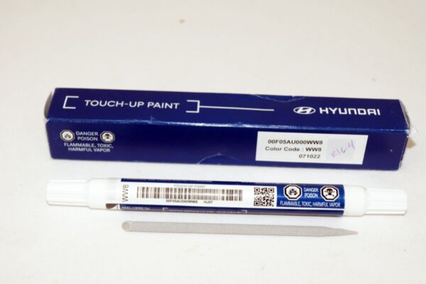 Genuine OEM 00F05-AU000-WW8 Touch Up Paint Pen Hyundai WW8 Ice White