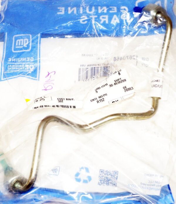 Genuine OEM ACDelco 12670468 High Pressure Fuel Line Pipe