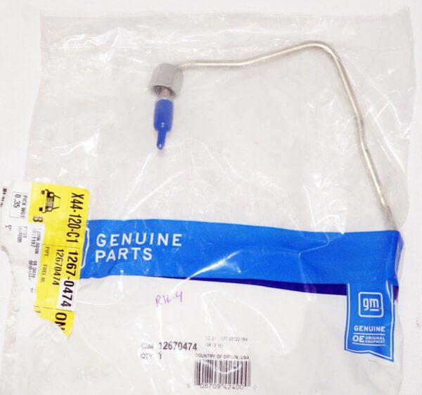 Genuine OEM 12670474 GM High Pressure Fuel Pipe for Left Side of Pump to Rail - Image 2