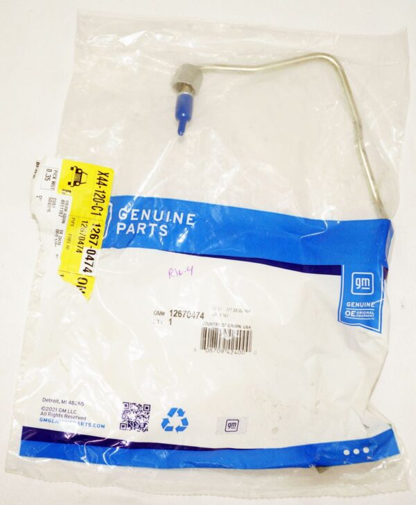 Genuine OEM 12670474 GM High Pressure Fuel Pipe for Left Side of Pump to Rail - Image 3