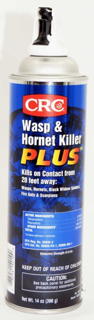 CRC 14010 Wasp and Hornet Killer PLUS Insecticide 14 oz Aerosol with Trigger
