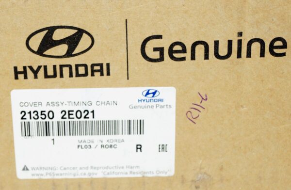 Genuine OEM 21350-2E021 Hyundai Cover Assembly Timing Chain Cover - Image 2