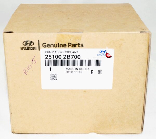 Genuine OEM 25100-2B700 Hyundai, Kia Engine Coolant Pump - Image 2