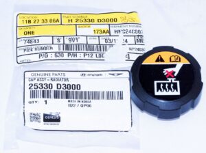 Genuine OEM 25330-D3000 Hyundai Genesis Kia Radiator Coolant Overflow Tank Cap