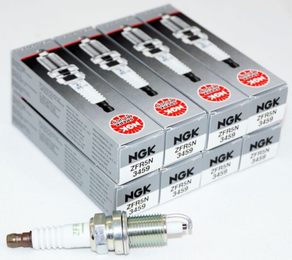 Set of 8 Genuine NGK 3459 ZFR5N V-Power Spark Plugs