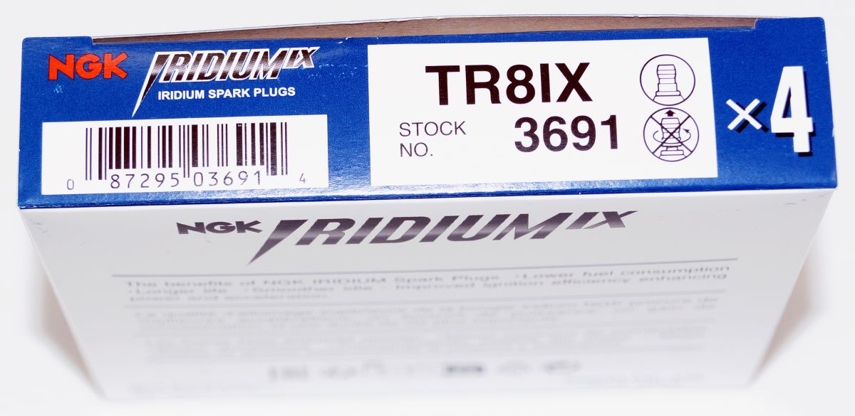 Set of 2 Genuine NGK 3691 TR8IX Iridium IX Spark Plugs - Image 3